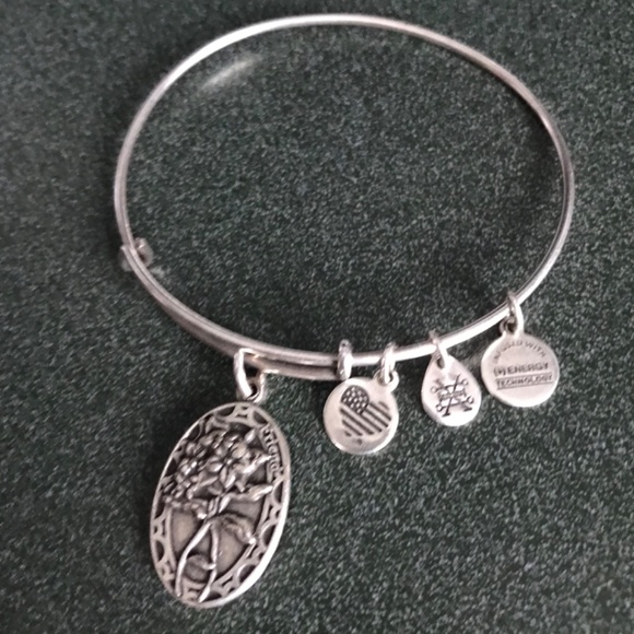 Alex And Ani Expandable Wire Bangle Bracelet Friend Charm 2016 - Picture 4 of 16